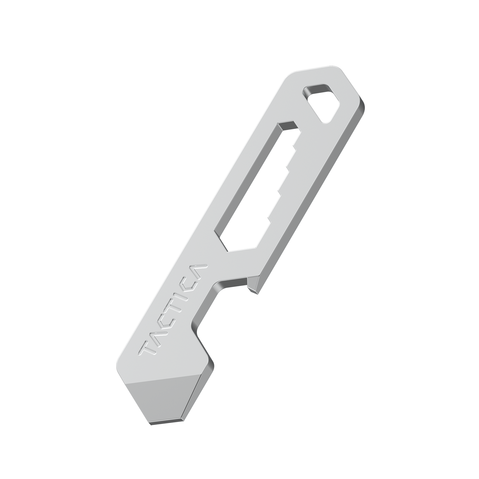 Closeup of the M005 micro tool in silver