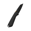 K.100 Pocket Knife in Black With Blade Open