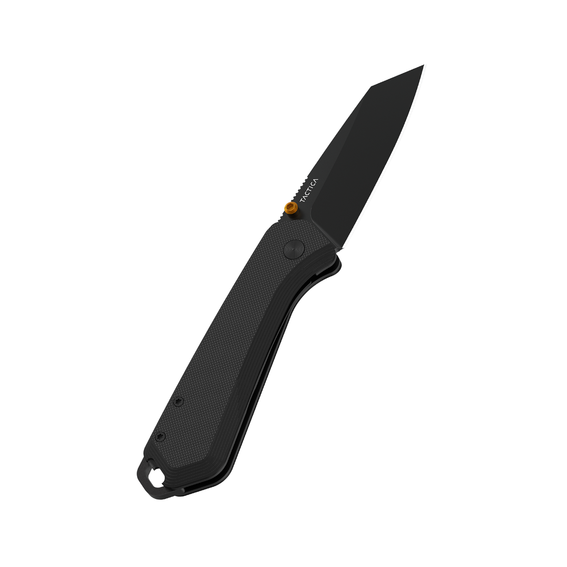 K.100 Pocket Knife in Black With Blade Open